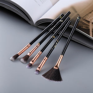 FLD5/15Pcs Makeup Brushes Tool Set Cosmetic Powder Eye Shadow Foundation Blush Blending Beauty Make Up Brush Maquiagem