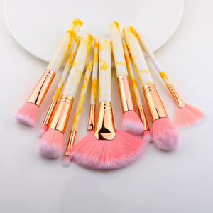 FLD5/15Pcs Makeup Brushes Tool Set Cosmetic Powder Eye Shadow Foundation Blush Blending Beauty Make Up Brush Maquiagem