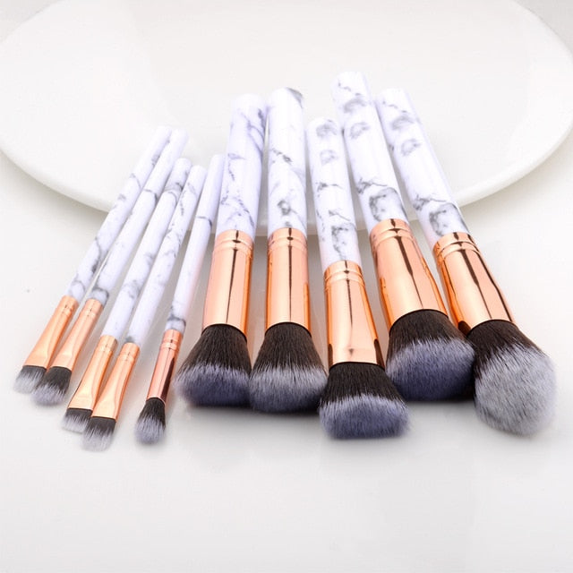 FLD5/15Pcs Makeup Brushes Tool Set Cosmetic Powder Eye Shadow Foundation Blush Blending Beauty Make Up Brush Maquiagem