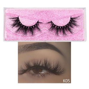 Visofree 5D Mink Eyelashes Long Lasting Mink Lashes Natural Dramatic Volume Eyelashes Extension Thick Long 3D False Eyelashes