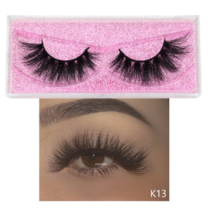 Visofree 5D Mink Eyelashes Long Lasting Mink Lashes Natural Dramatic Volume Eyelashes Extension Thick Long 3D False Eyelashes