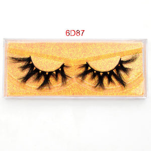 Visofree 5D Mink Eyelashes Long Lasting Mink Lashes Natural Dramatic Volume Eyelashes Extension Thick Long 3D False Eyelashes