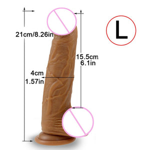 Skin feeling Realistic Dildo soft Liquid Can worn Huge Big Penis With Suction Cup Sex Toys for Woman Strapon Female Masturbation