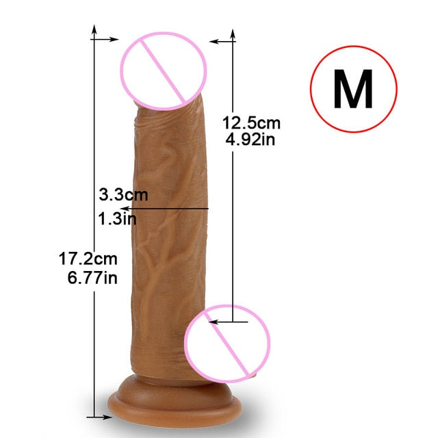 Skin feeling Realistic Dildo soft Liquid Can worn Huge Big Penis With Suction Cup Sex Toys for Woman Strapon Female Masturbation