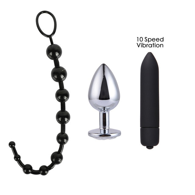 10/13/15/17 PCS Bondage Restraints Kits BDSM Sex Handcuffs Whip Anal Plug Bullet Vibrator Erotic Sex Toy For Couples Adult Games