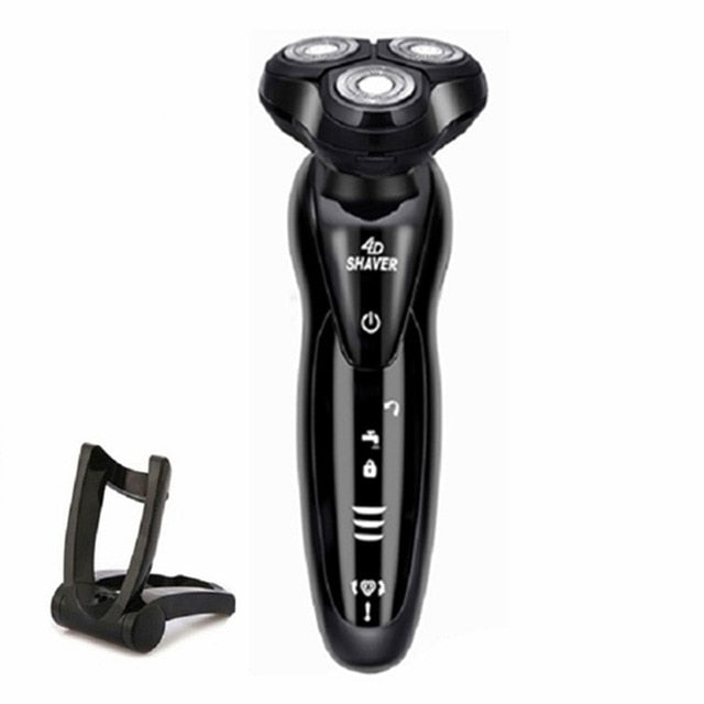 New Electric Shaver Rechargeable Electric Beard Trimmer Shaving Machine for Men Beard Razor Wet-Dry Dual Use Washable