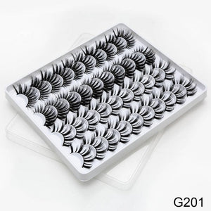 8/20 Pairs 3D Mink Lashes Natural False Eyelashes Dramatic Volume Fake Lashes Makeup Eyelash Extension Silk Handmade Eyelashes