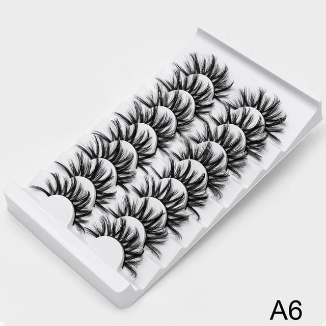 SEXYSHEEP 8/16/20 pairs 15-20mm natural 3D false eyelashes fake lashes makeup kit Mink Lashes extension mink eyelashes maquiagem