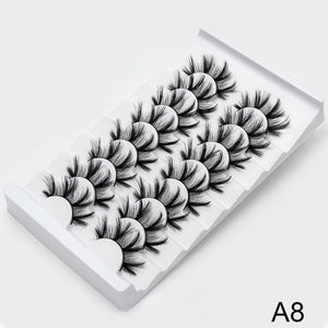 SEXYSHEEP 8/16/20 pairs 15-20mm natural 3D false eyelashes fake lashes makeup kit Mink Lashes extension mink eyelashes maquiagem