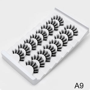 SEXYSHEEP 8/16/20 pairs 15-20mm natural 3D false eyelashes fake lashes makeup kit Mink Lashes extension mink eyelashes maquiagem