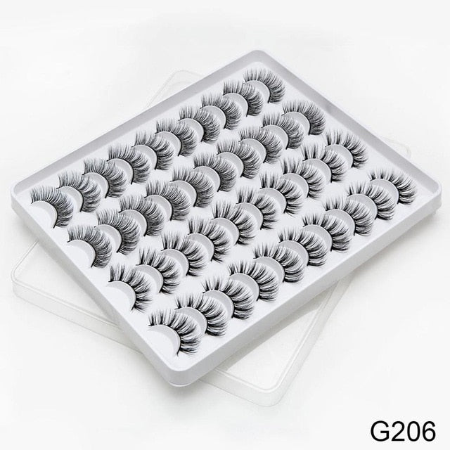 SEXYSHEEP 8/16/20 pairs 15-20mm natural 3D false eyelashes fake lashes makeup kit Mink Lashes extension mink eyelashes maquiagem