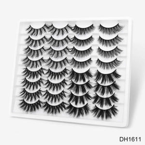 SEXYSHEEP 8/16/20 pairs 15-20mm natural 3D false eyelashes fake lashes makeup kit Mink Lashes extension mink eyelashes maquiagem