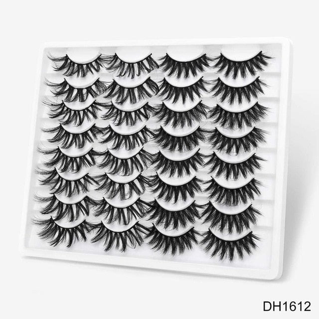 SEXYSHEEP 8/16/20 pairs 15-20mm natural 3D false eyelashes fake lashes makeup kit Mink Lashes extension mink eyelashes maquiagem