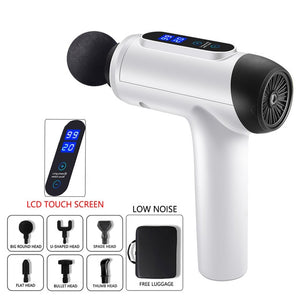 Electric Body Head Massager Impact Muscle Massage Physiotherapy Massage Gun Massager for Neck and Back Relaxer Massager Gun